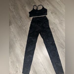 LSKD leggings set . Top and bottom both Size small. Color camouflage. Never worn